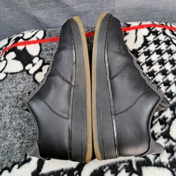 Size 9.5 Men Nike Air Force 1 07 LV8 Black CD0888-001 - Picture 10 of 14